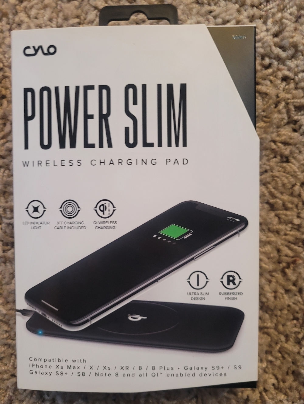 New Sealed Cylo Power Slim Wireless Charging Pad